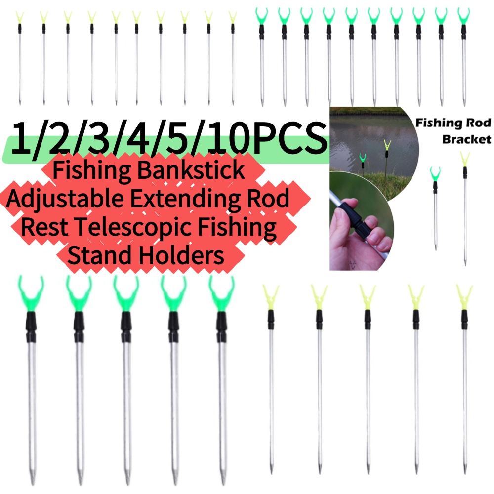 Fishing Rod Casting - 1/5/10 piezas*50/80cm Soporte de caña de