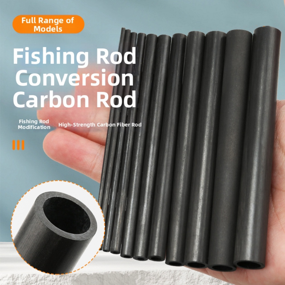 Fishing Rod Tip Replacement - Tubo de fibra de carbono hueco