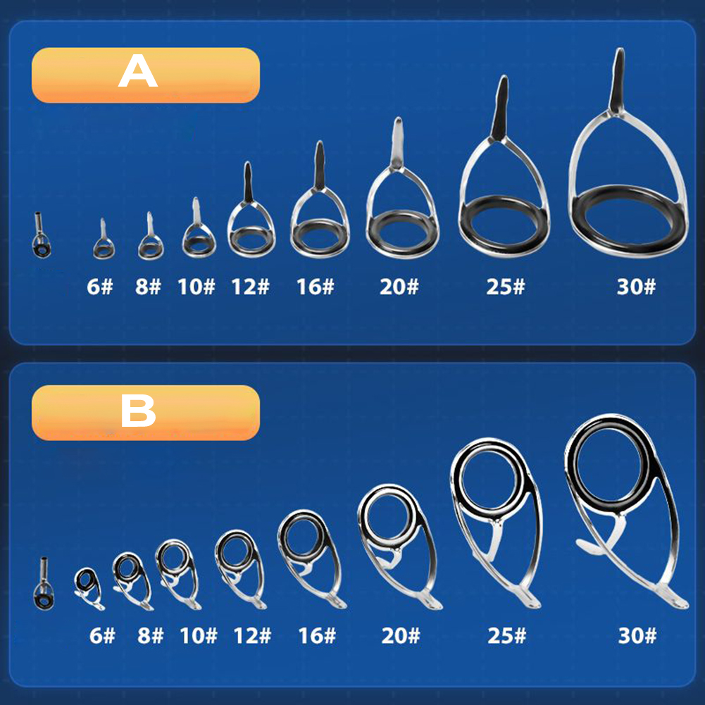 Fishing Rod Tip Replacement - Guía de caña de pescar, anillos
