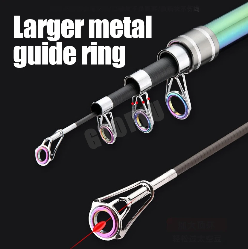 Caña de Pescar Telescópica de  - Fishing Rod Surf reseña y precio