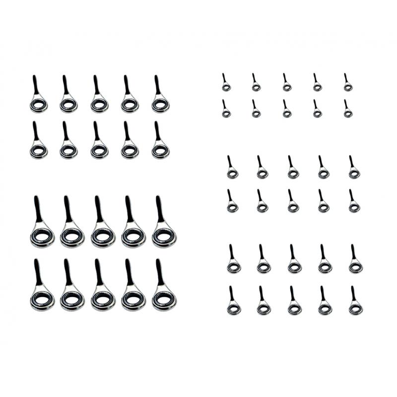 Juego de 10 guías telescópicas - Fishing Rod Tip Replacement reseña y precio
