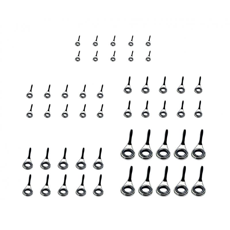 Juego de 10 guías telescópicas - Fishing Rod Tip Replacement reseña y precio