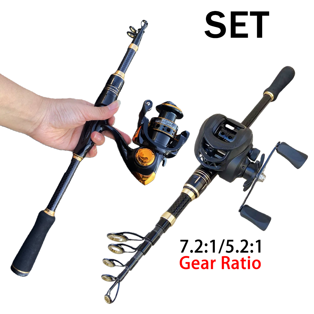 Conjunto de Caña de Pescar Cor - Fishing Rod Combo reseña y precio